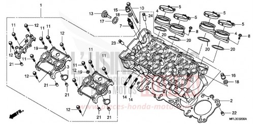 CULASSE CBR1000RR8 de 2008